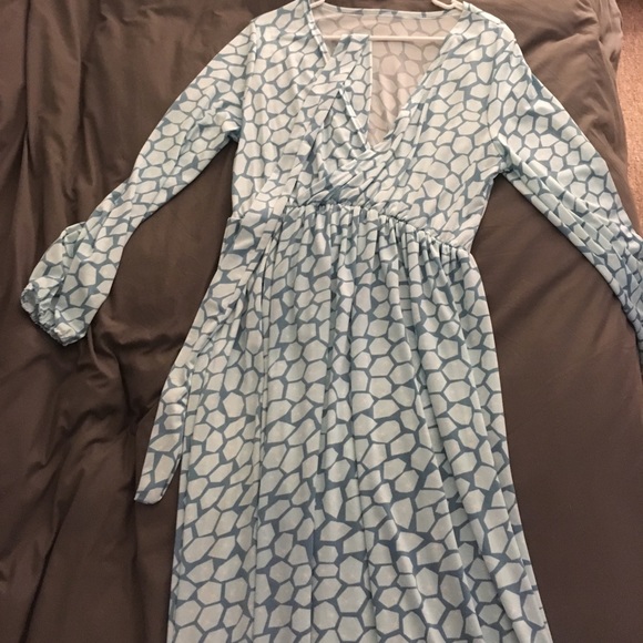 3/4 Length Maxi Dress - Picture 3 of 4